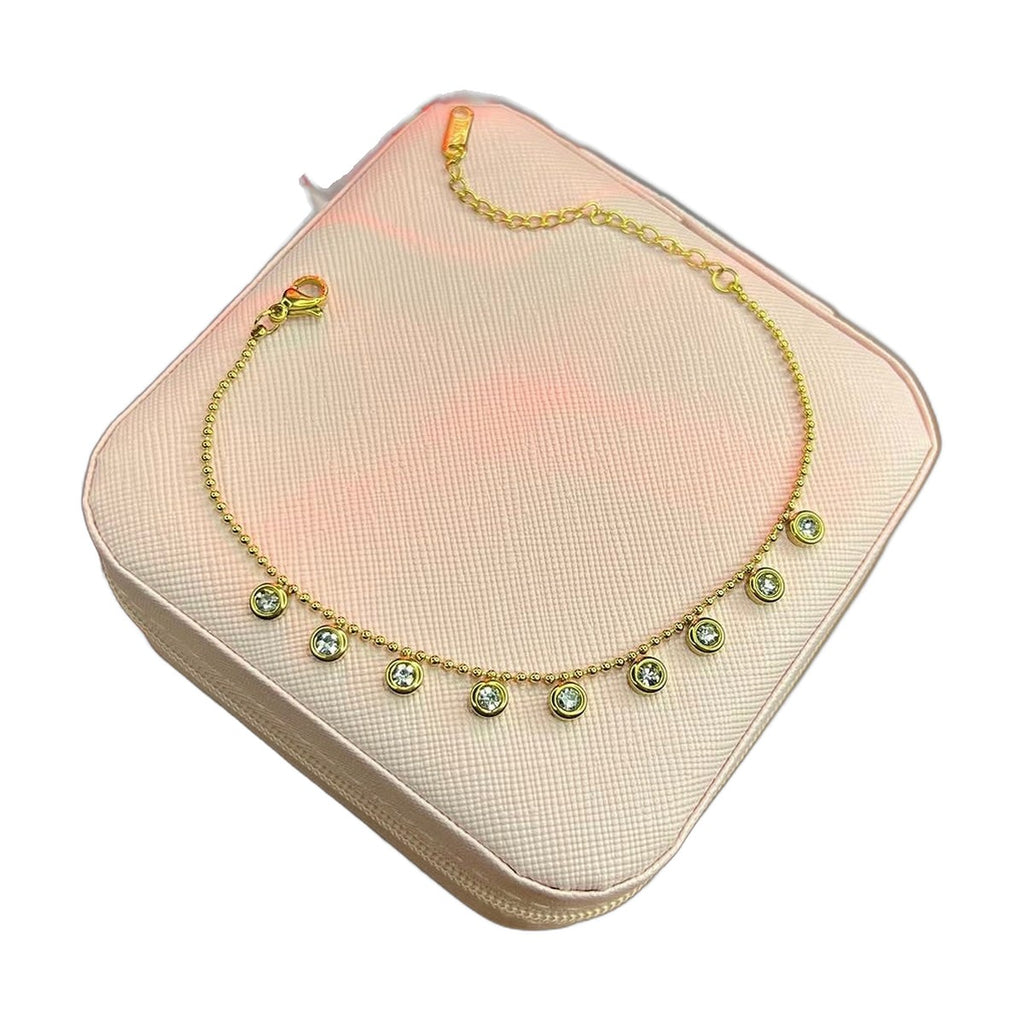 Stainless Steel 18k Moon Stone Luxury Bracelet
