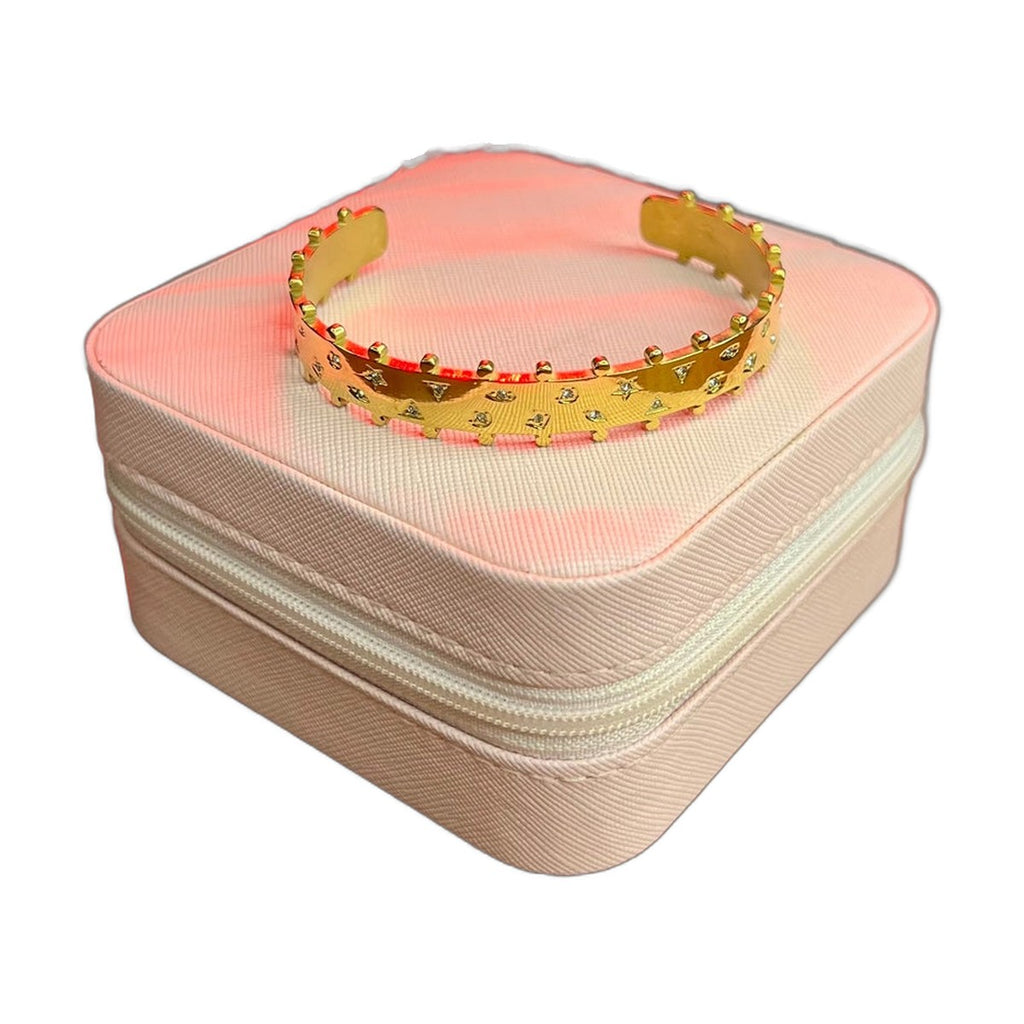 Stainless Steel 18k MoonLight Gold Cuff