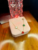 Stainless Steel 18k Multi Colour 5 Motifs Necklace