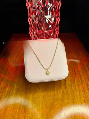 Stainless Steel 18k Noor Medallion Chain
