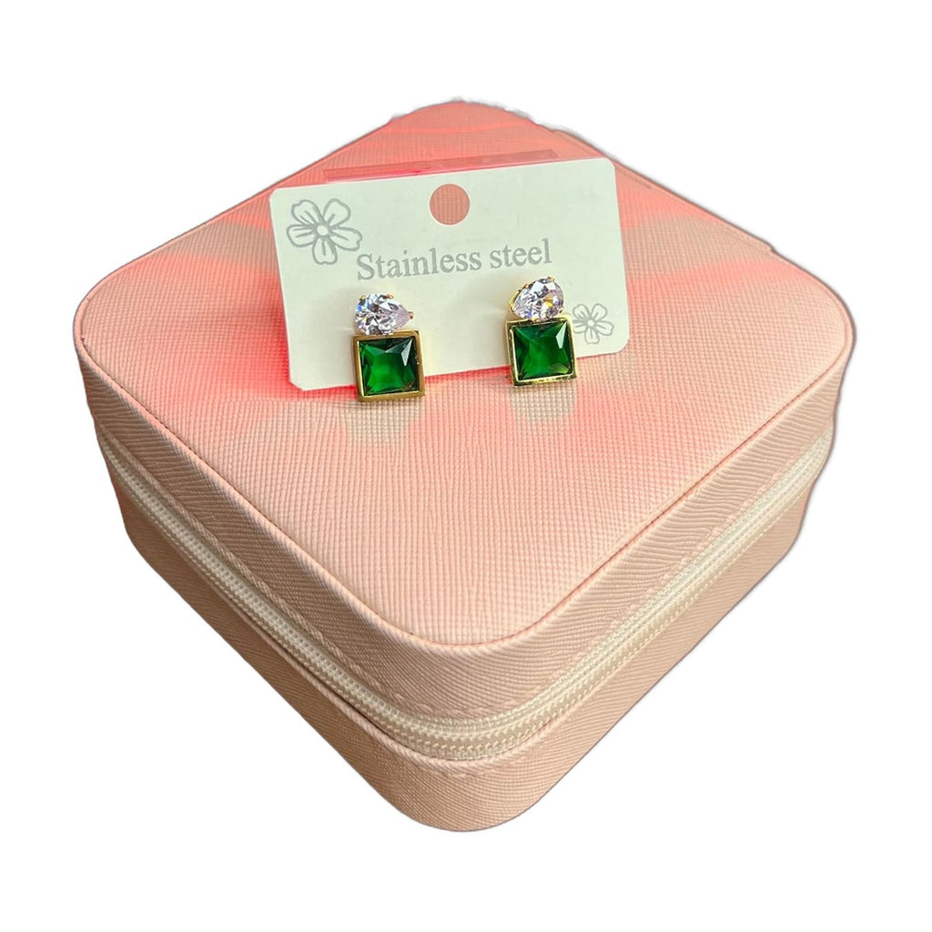 Stainless Steel 18k Prism Lux Studs