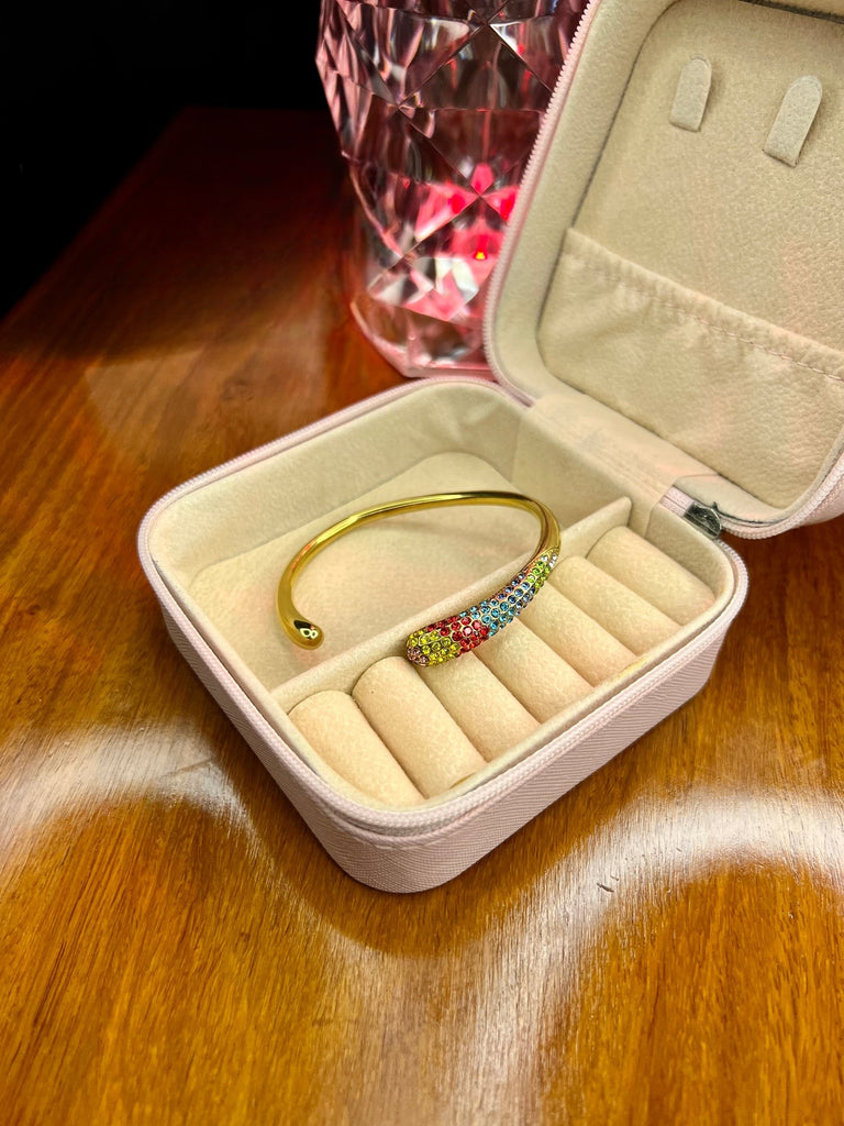 Stainless Steel 18k Rainbow Lux Handcuff