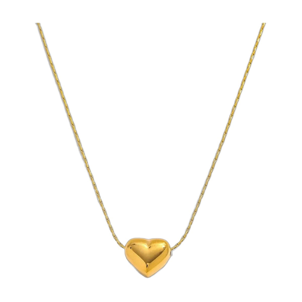Stainless Steel 18k Divine Heart Classic Pendant