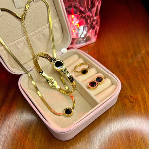 Stainless Steel 18k Roman 4pc Complete Set