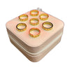 Stainless Steel 18k Roman Stone Ring
