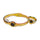 Stainless Steel 18k Roman Watch Style Handcuff and Ring Set