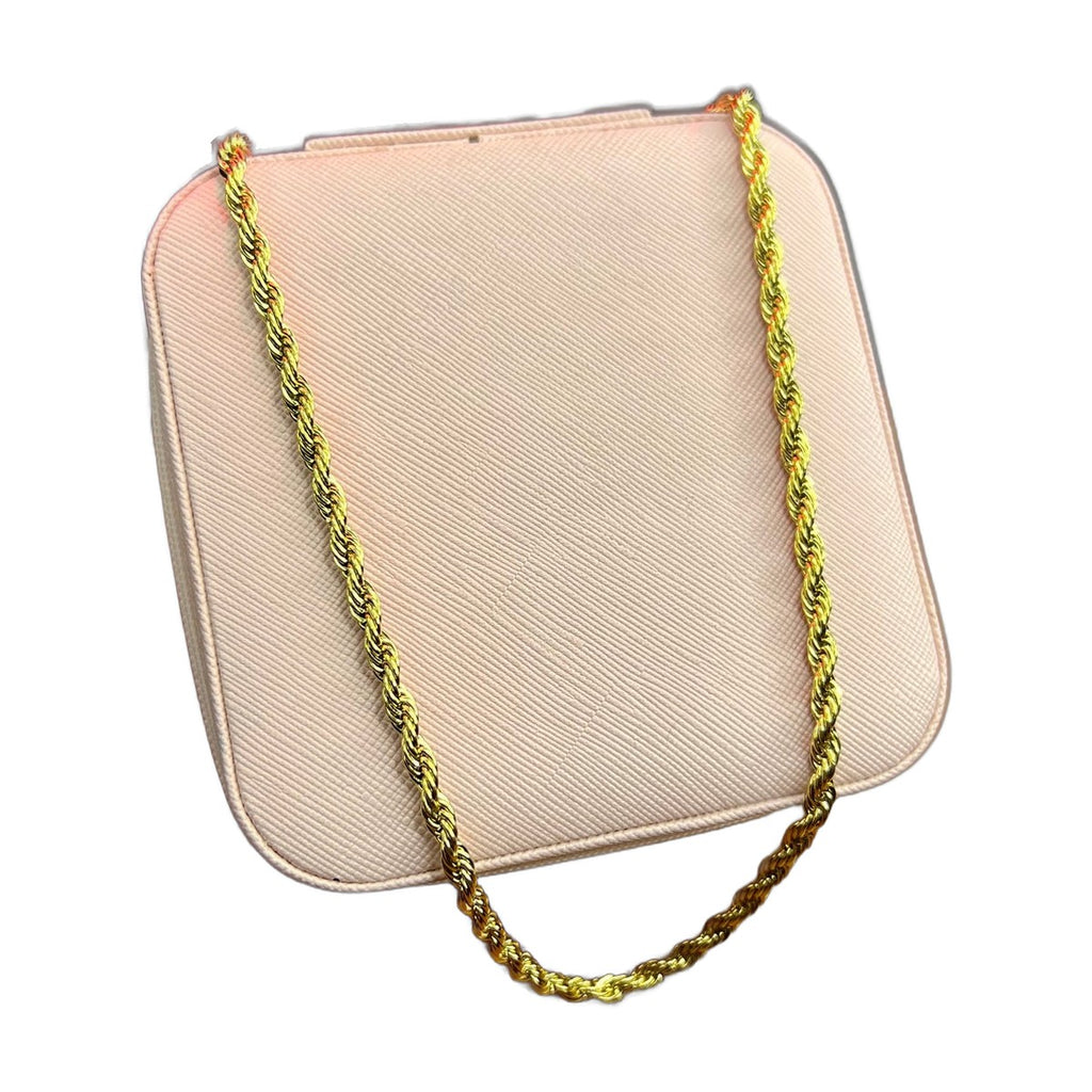 Stainless Steel 18k Rope Chain Necklace