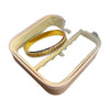 Stainless Steel 18k Royal Crest Gold Bangle
