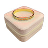 Stainless Steel 18k Royal Crest Gold Bangle