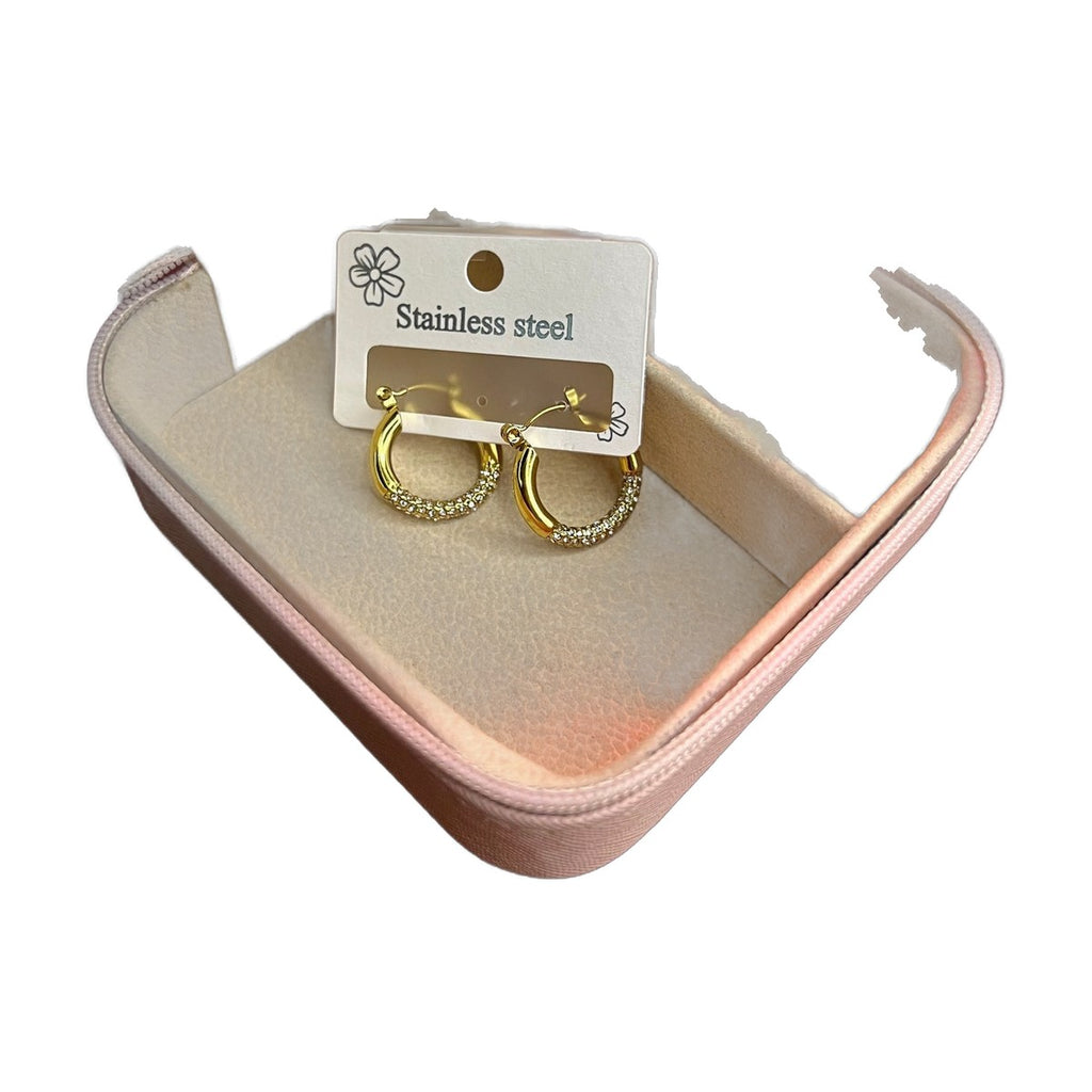 Stainless Steel 18k Royal Gold Earrings
