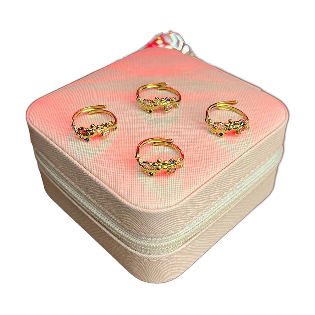 Stainless Steel 18k Royal Orchard Ring