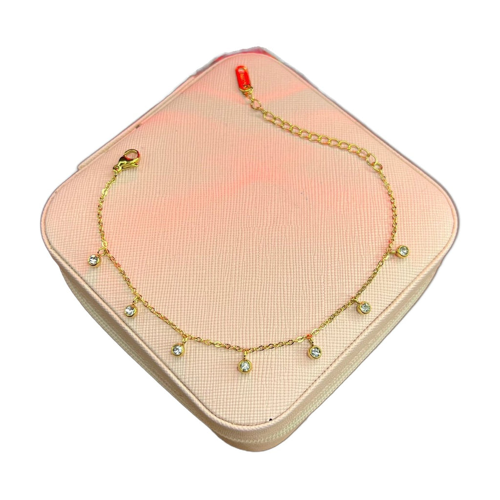 Stainless Steel 18k Royal Stone Bracelet