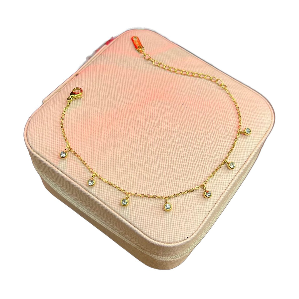 Stainless Steel 18k Royal Stone Bracelet