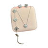 Stainless Steel 18k Silver Clover 3pc Set