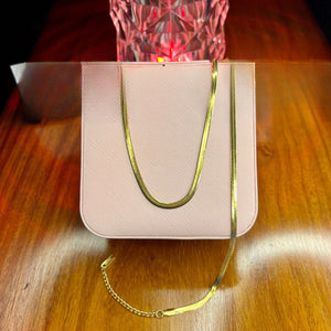 Stainless Steel 18k Snake Chain Necklace Bracelet Set
