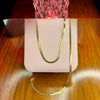 Stainless Steel 18k Snake Chain Necklace Bracelet Set