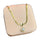 Stainless Steel 18k Snake Chain Pearl Necklace