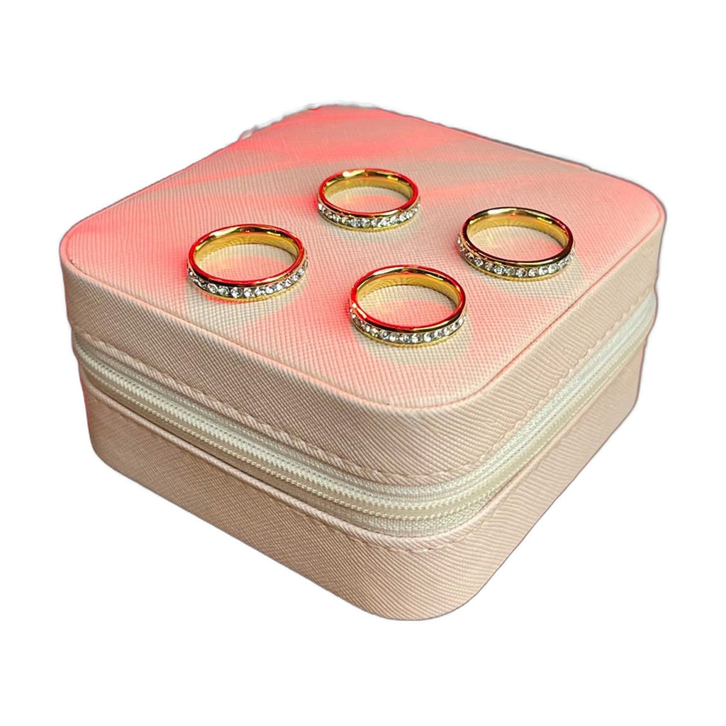 Stainless Steel 18k Solara Shine Ring