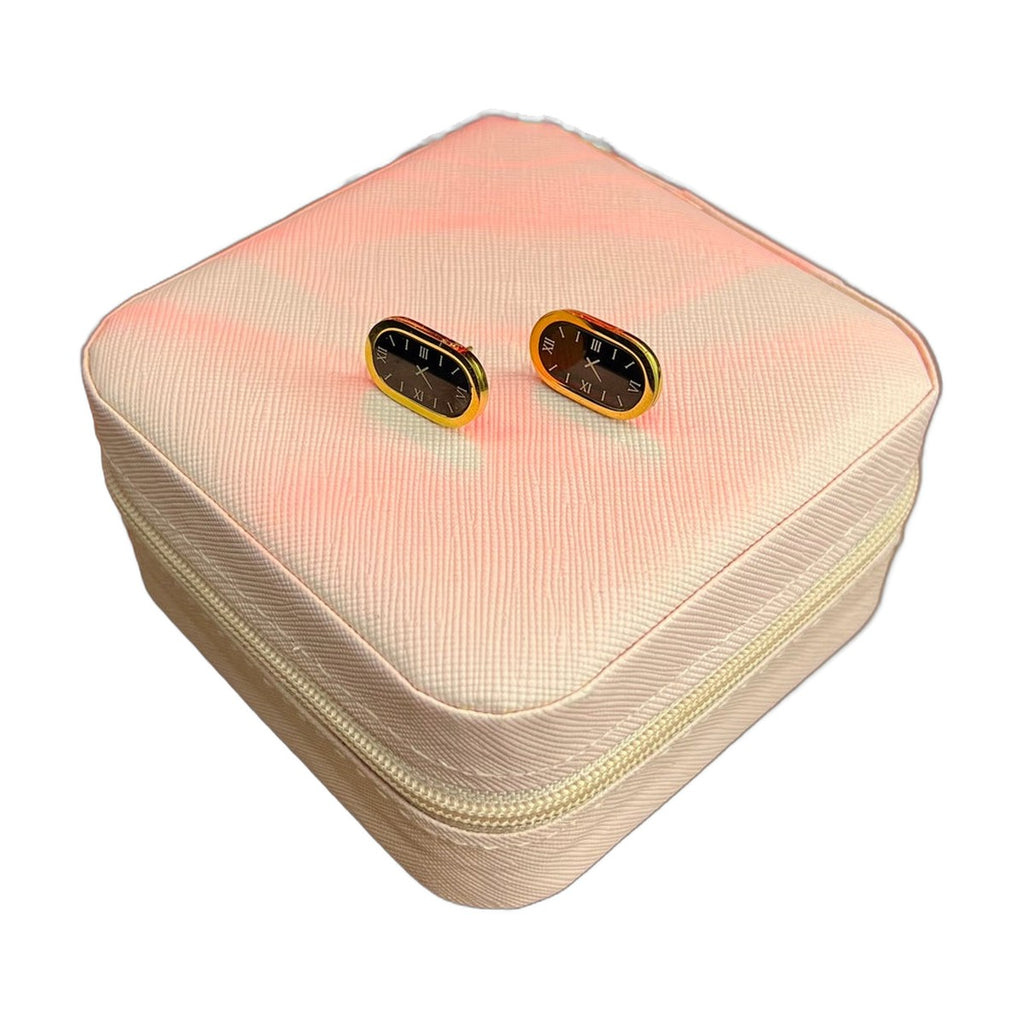 Stainless Steel 18k Timeless Watch EarStuds