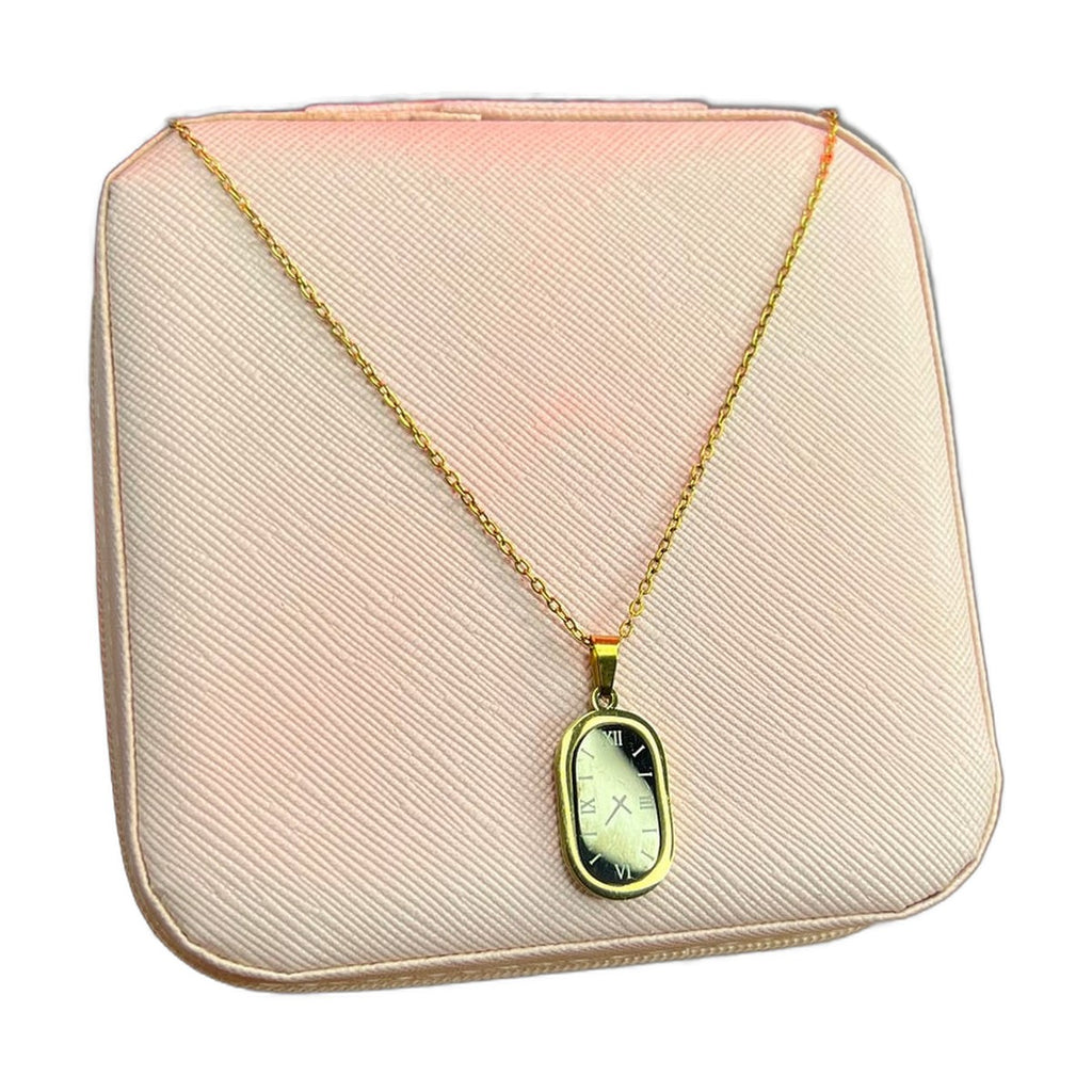 Stainless Steel 18k Timless Watch Necklace