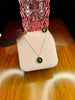 Stainless Steel 18k Black N Gold Necklace Earring Set