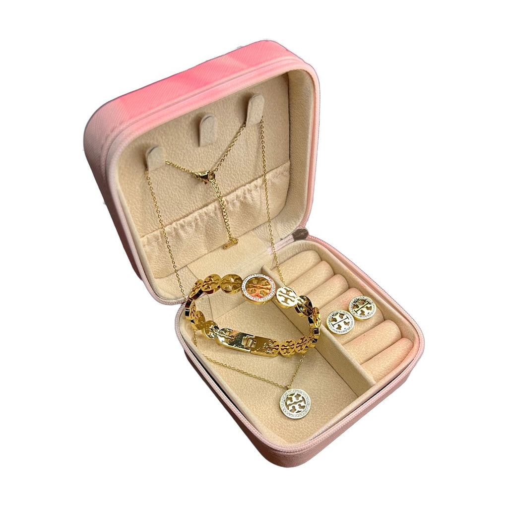 Stainless Steel 18k 3pc Set