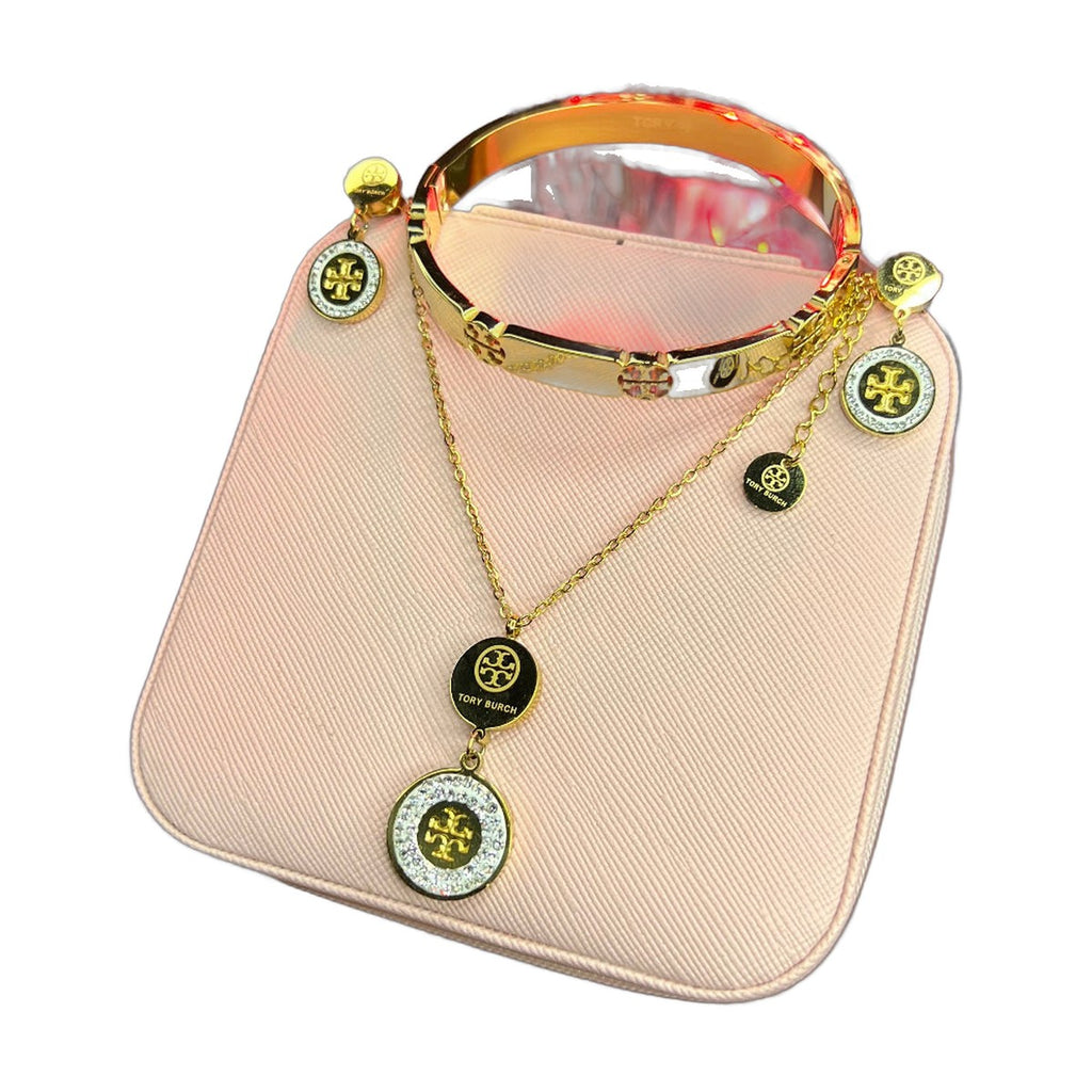 Stainless Steel 18k Diamantés 3pc Set