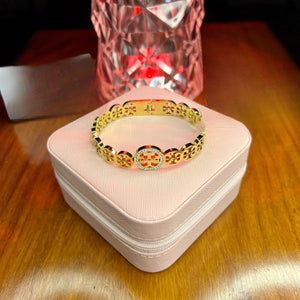 Stainless Steel 18k Heavy Allover Luxury Handcuff