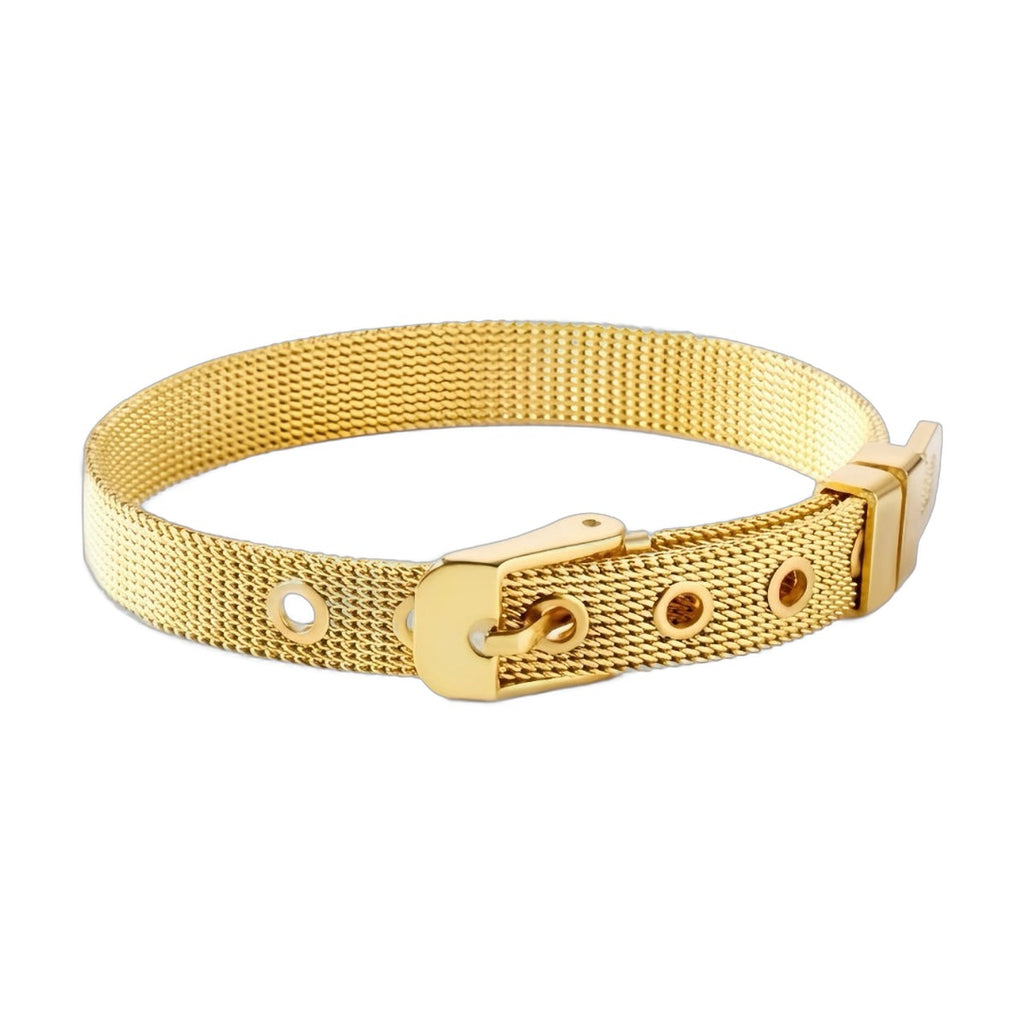 Stainless Steel 18k Veloura Gold Strap