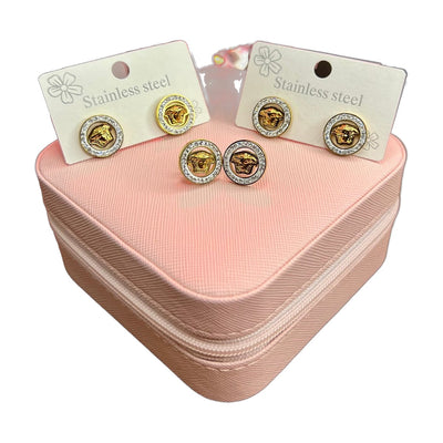Stainless Steel 18k Lux Earrings