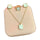 Stainless Steel 18k White Dial Square 3pc Set