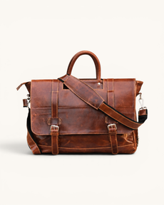 Leather Messenger Bag – Style 4