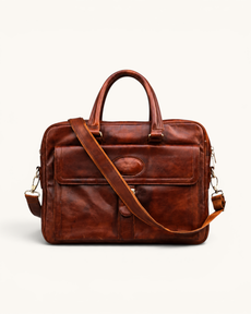 Leather Laptop Messenger Bag – Style 1