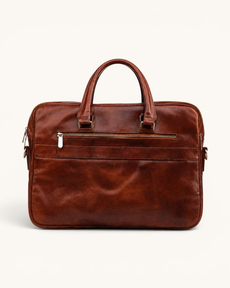 Leather Laptop Messenger Bag – Style 1