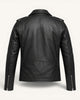 Men's Black Genuine Leather Jacket – Style 60