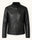 Women's Black Genuine Leather Jacket – Style 3