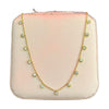 Stainless Steel 18k MoonStone Necklace Bracelet Set