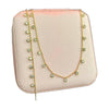 Stainless Steel 18k MoonStone Necklace Bracelet Set