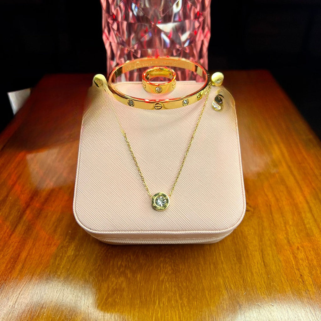 Stainless Steel 18k 4pc Complete Set