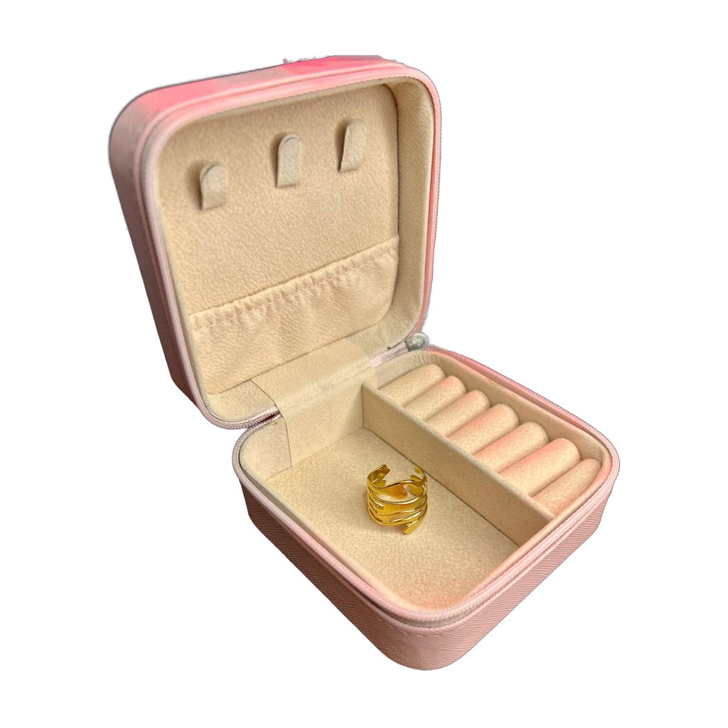 Stainless Steel 18k Eniva Gold Ring