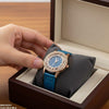Round Rhinestone Dial Women's Watch